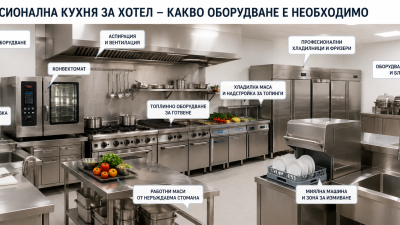 Професионална кухня за хотел – какво оборудване е необходимо