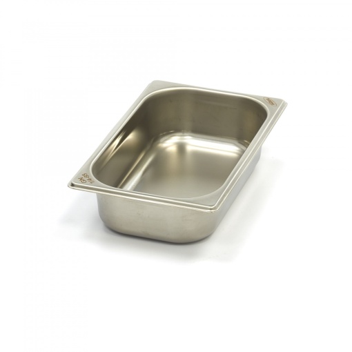Контейнер Gastronorm 1/4 GN - 6,5cm дълбочина - 26,5 x 16,2cm - неръждаема стомана