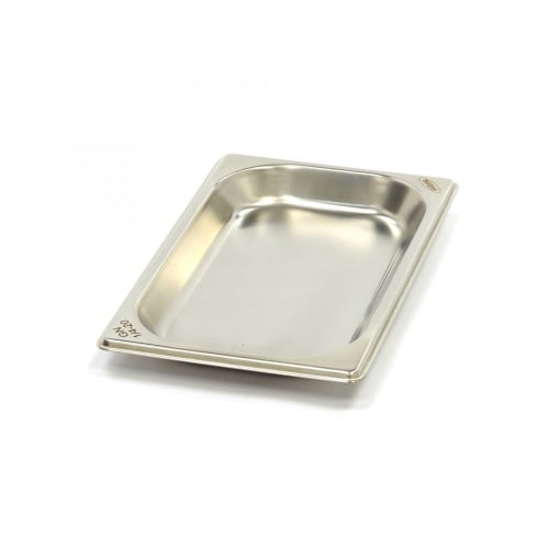 Контейнер Gastronorm 1/4 GN - 2cm дълбочина - 26,5 x 16,2cm - неръждаема стомана