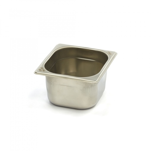 Контейнер Gastronorm 1/6 GN - 10cm дълбочина- 17,6 x 16,2cm - неръждаема стомана