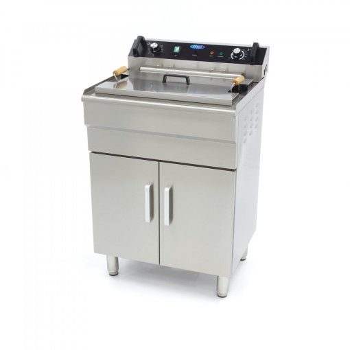 Професионален фритюрник с дренажен кран 35 л - 400V