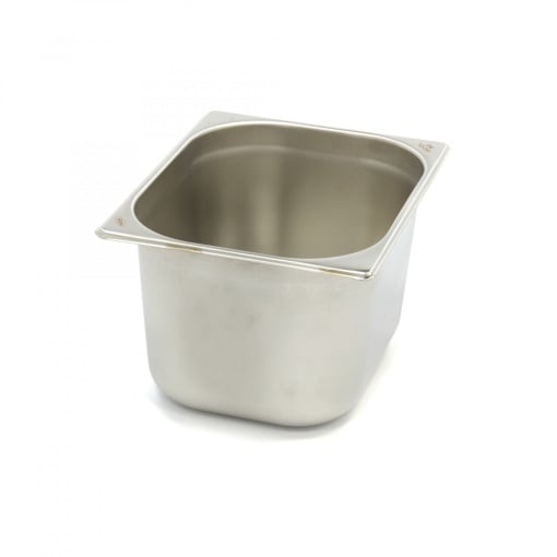 Контейнер Gastronorm 1/2 GN - 20cm дълбочина - 32,5 x 26,5cm - неръждаема стомана