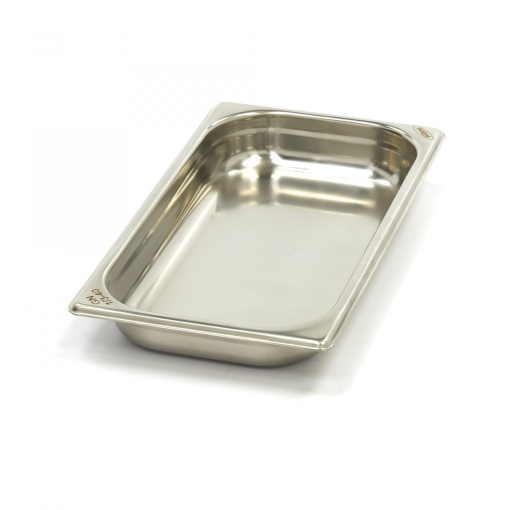 Контейнер Gastronorm 1/3 GN - 4cm дълбочина - 32,5 x 17,6cm - неръждаема стомана