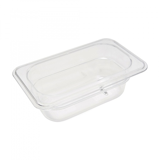Контейнер Gastronorm 1/9 GN - 6,5cm дълбок - 17,6 x 10,8 cm - Поликарбонат
