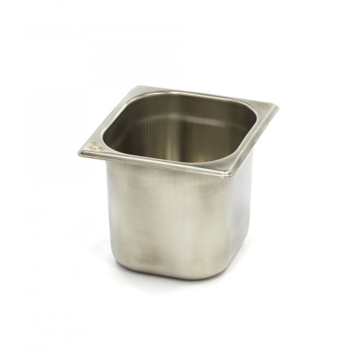 Контейнер Gastronorm 1/6 GN - 15cm дълбочина - 17,6 x 16,2cm - неръждаема стомана