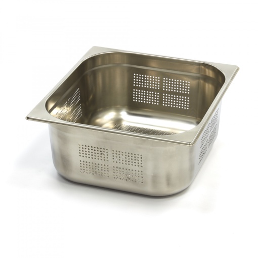 Контейнер Gastronorm 2/3 GN - перфориран- 15cm дълбочина - 32,5 x 35,4cm - неръждаема стомана