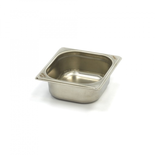 Контейнер Gastronorm 1/6 GN - 6,5cm дълбочина - 17,6 x 16,2cm - неръждаема стомана