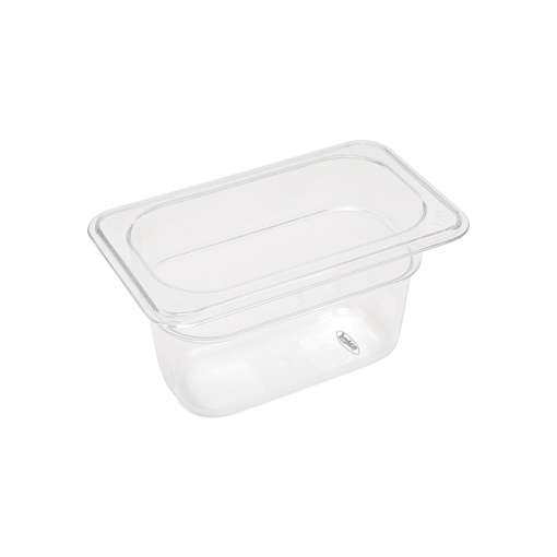 Контейнер Gastronorm 1/9 GN - 10cm дълбок - 17,6 x 10,8 cm - Поликарбонат