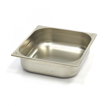 Контейнер Gastronorm 2/3 GN - 10cm дълбочина - 32,5 x 35,4cm - неръждаема стомана