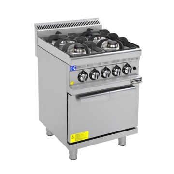 Gastrode Електрическа фурна с 4 газ котлона - Серия 600 mm