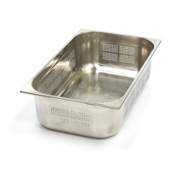 Контейнер Gastronorm 1/1 GN - перфориран - 15cm дълбочина - 53 x 32,5cm - неръждаема стомана