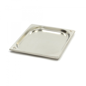 Контейнер Gastronorm 1/2 GN - 2cm дълбочина - 32,5 x 26,5cm - неръждаема стомана