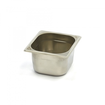Контейнер Gastronorm 1/6 GN - 10cm дълбочина- 17,6 x 16,2cm - неръждаема стомана