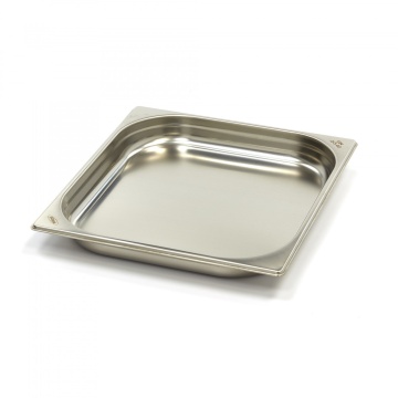 Контейнер Gastronorm 2/3 GN - 4cm дълбочина - 32,5 x 35,4cm - неръждаема стомана