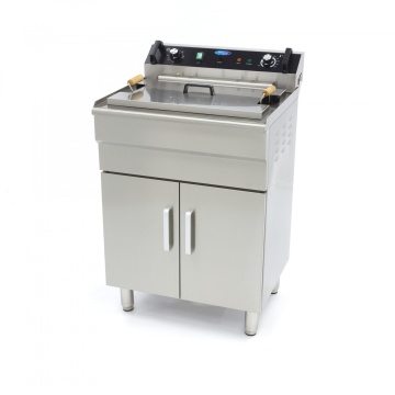 Професионален фритюрник с дренажен кран 35 л - 400V - Img 1