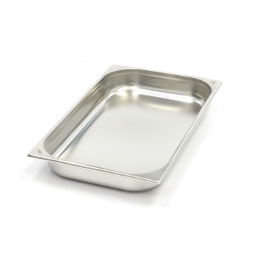 Контейнер Gastronorm 1/1 GN - 6,5cm дълбочина - 53 x 32,5 cm - неръждаема стомана