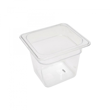 Контейнер Gastronorm 1/6 GN - 15 cm дълбок - 17,6 x 16,2 cm - Поликарбонат
