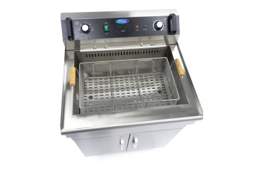 Професионален фритюрник с дренажен кран 35 л - 400V - Img 5