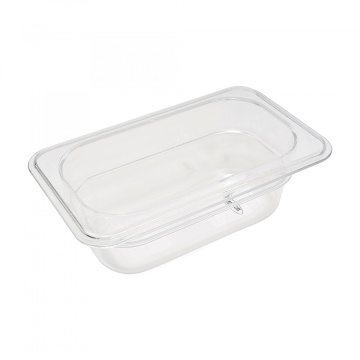 Контейнер Gastronorm 1/9 GN - 6,5cm дълбок - 17,6 x 10,8 cm - Поликарбонат