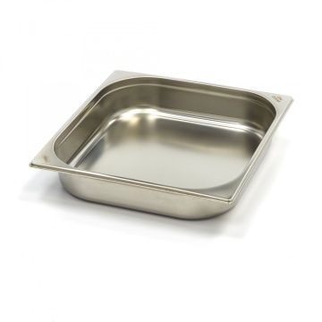 Контейнер Gastronorm 2/3 GN - 6,5cm дълбочина - 32,5 x 35,4cm - неръждаема стомана
