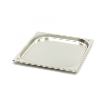 Контейнер Gastronorm 2/3 GN - 2cm дълбочина - 32,5 x 35,4cm - неръждаема стомана