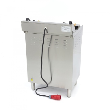 Професионален фритюрник с дренажен кран 35 л - 400V - Img 7