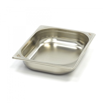 Контейнер Gastronorm 1/2 GN - 6,5cm дълбочина - 32,5 x 26,5cm - неръждаема стомана