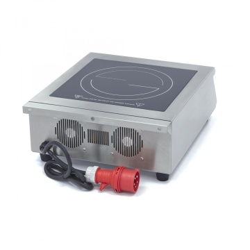 Професионален електрически индукционен котлон 32cm - 5000W - 400V - Img 3