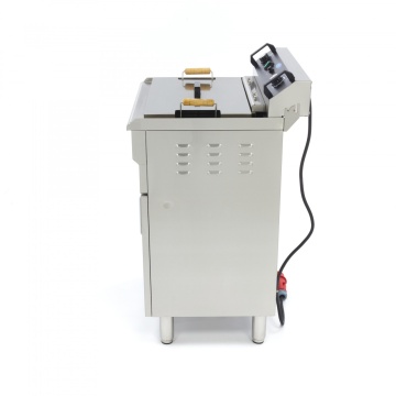 Професионален фритюрник с дренажен кран 35 л - 400V - Img 8