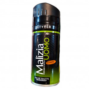 Malizia Uomo - Deodorant Spray Revigorant pentru Bărbați 150ml.