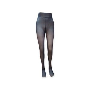 Dres îmblănit Thermo negru cu aspect natural super warm comfort premium 