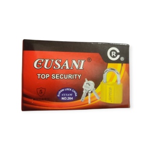 Lacăt metalic EUSANI Top Security cu 3 chei – protecție sigură pentru bunurile tale - Img 2