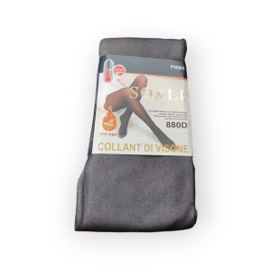 Dres îmblănit, Thermo, negru, cu aspect natural, super warm, comfort premium