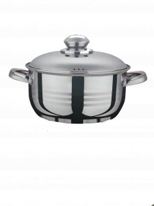 Cratita inox cu capac inox si fund dublat - Img 3
