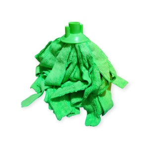 Vigor mop microfibra cu benzi late verde 