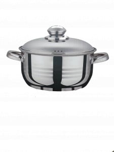 Cratita inox cu capac inox si fund dublat - Img 4