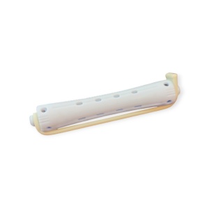 Bigudiuri din plastic cu bandă din cauciuc, set 12 bucăți - Img 2