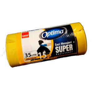 SANO OPTIMA saci menajeri 35 l., 15 bucati/set - Img 3