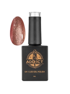 Oja semipermanenta 13 ml Addict - Rose Gold Shimmer,