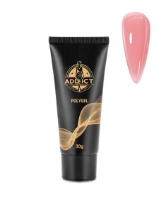 Polygel Addict 30g - Blush Pink, Roz