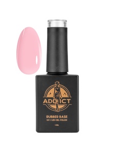 Rubber Base 12ml - Glossy Pink, Roz