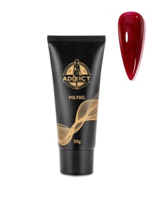 Polygel Addict 30g - Crimson Cherry, Rosu