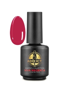 Oja semipermanenta 13 ml Addict - Viva Magenta, Magenta