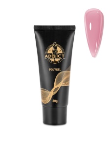Polygel Addict 30g - Petal Pink, Roz
