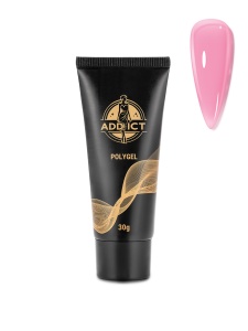 Polygel Addict 30g - Bubblegum Pink, Roz