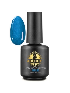 Oja semipermanenta 13 ml Addict - Blue, Albastru