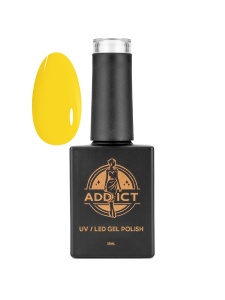 Oja semipermanenta 13 ml Addict - Sunny Yellow, Galben
