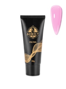 Polygel Addict 30g - Pink Glow, Roz