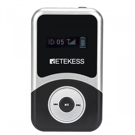 Retekess T131S Sistem Audio Wireless Ghid Turistic, Receiver Portabil