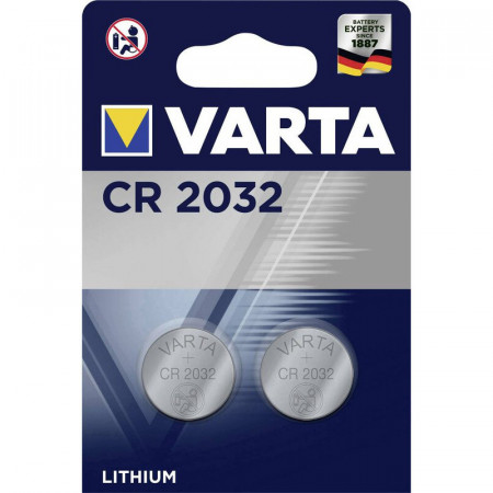 Set 2 baterii Varta CR2032 Litiu tip Buton, 3V, Blister